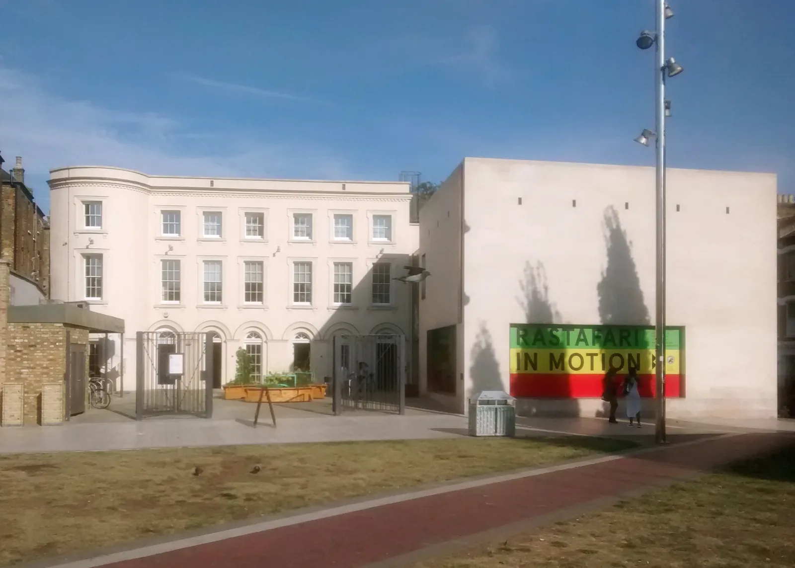 The Black Cultural Archives building at 1 Windrush Square, Brixton, seen from the square.